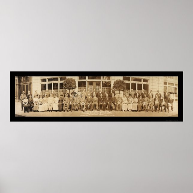 Postmaster Convention Photo 1913 Poster (Framsidan)