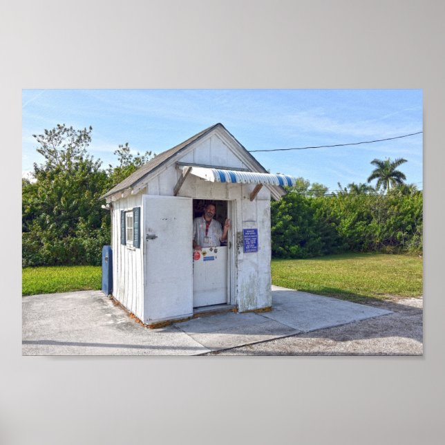 Postmaster Don in Ochopee, Florida Poster (Framsidan)