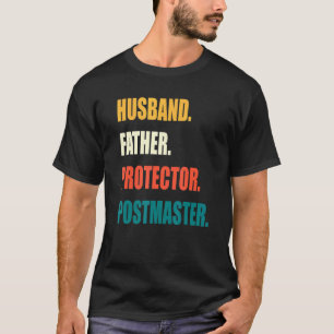 Postmaster för skydd av make Far T Shirt