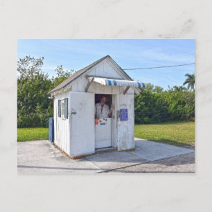 Postmaster, Ochopee, Florida, det minsta postkonto Vykort