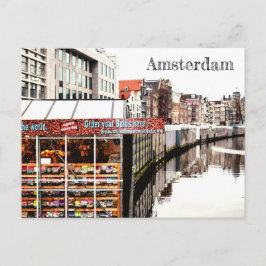 Postnummer för Amsterdams blommemarknad Vykort