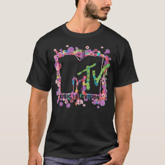 Postnummer för MTV-Blommigtens Logotyp T Shirt