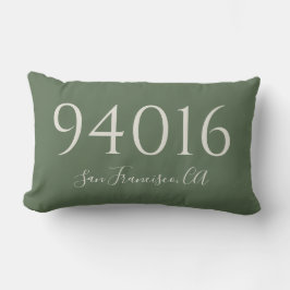 Postnummer och välkomstplats lumbarkudde