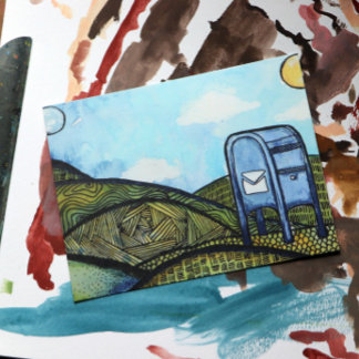 Postnummerposttjänst för lastbärare vykort