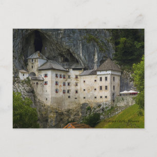 Postojna Castle, Slovenien Helg Vykort