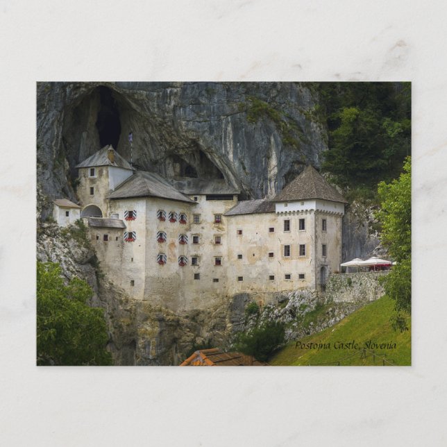 Postojna Castle, Slovenien Helg Vykort (Framsida)