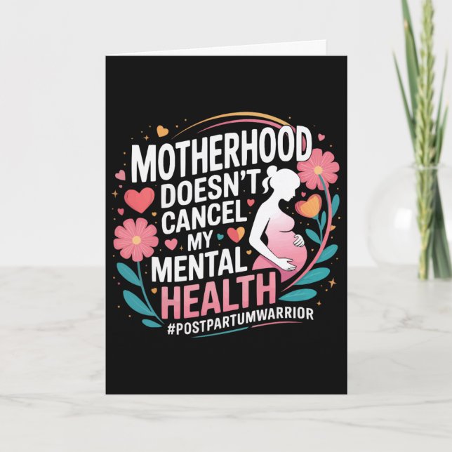 Postpartum Depression Mor Mama Modern Maternal Men Kort (Framsida)