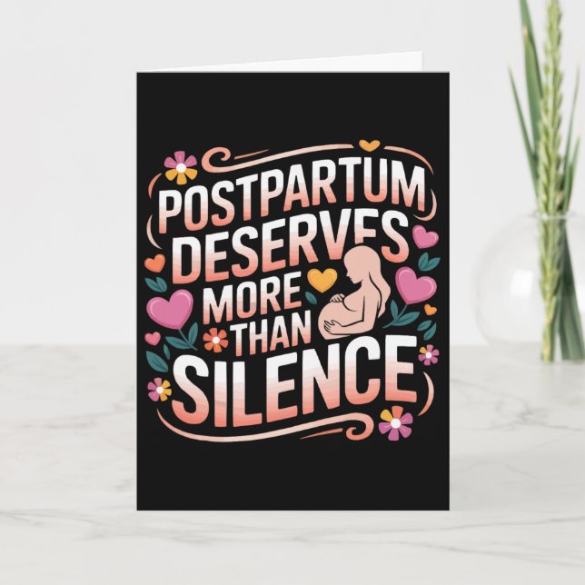 Postpartum Depression Mor Mama Modern Maternal Men Kort (Framsida)