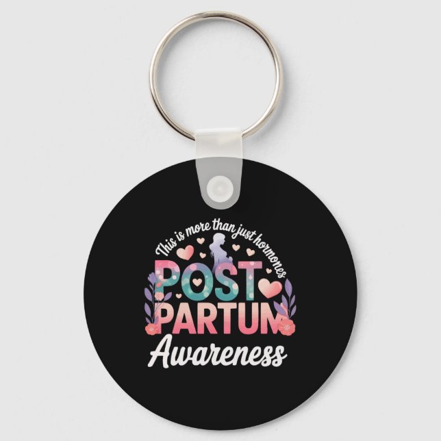 Postpartum Depression Mor Mama Modern Maternal Men Nyckelring (Framsida)