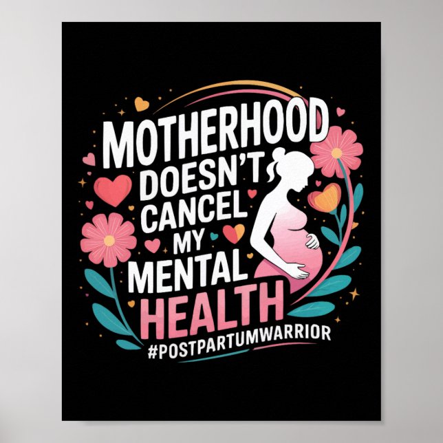 Postpartum Depression Mor Mama Modern Maternal Men Poster (Framsidan)