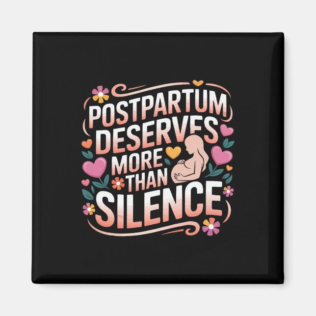 Postpartum Depression Mor Mama Modern Maternal Psy Magnet (Framsidan)