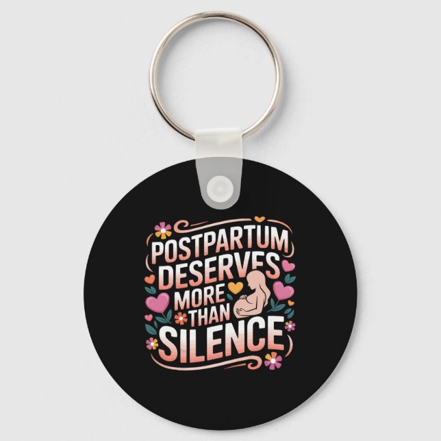 Postpartum Depression Mor Mama Modern Maternal Psy Nyckelring (Framsida)