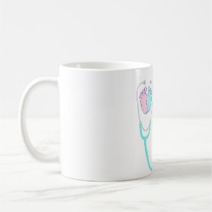 Postpartum Mor Baby Nurse Mamma Baby efter partum  Kaffemugg