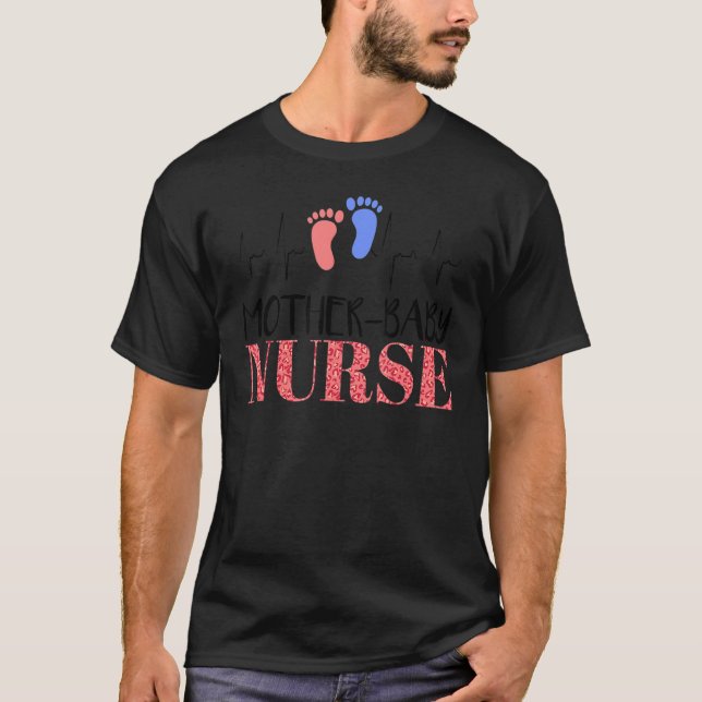 Postpartum Nurse Mor Baby Nurse 3 T Shirt (Framsida)