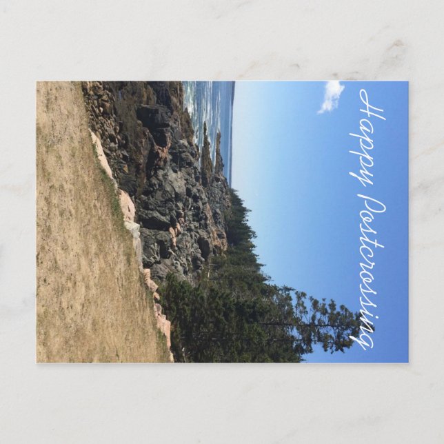 Postpass för nationalparken vykort (Framsida)