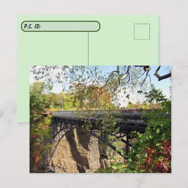 Postpass - Pic of a Bridge in New jersey Vykort (Fram/baksida)