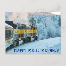 Postpassage Tåg - vykort