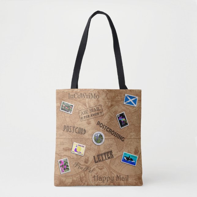 Postpassage - Tote Bag Tygkasse (Framsida)