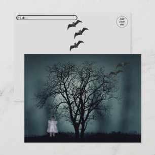 Postrossing Ghost Småbarn Vykort