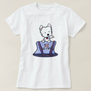 Postsäck Westie KiniArt T Shirt
