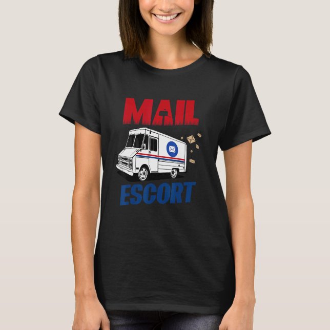 Postservicemajman US Postman Worker T Shirt (Framsida)