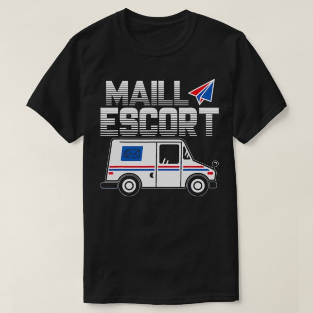 Postservicemajman US Postman Worker T Shirt (Design framsida)