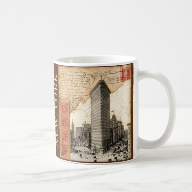 Poststämpla New York Kaffemugg (Höger)