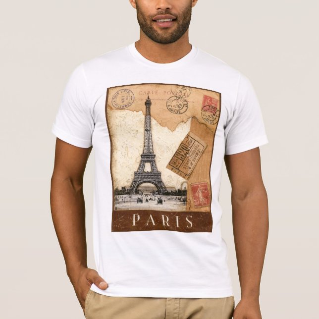 Poststämpla Paris T-shirt (Framsida)