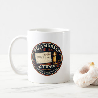 Poststämplad & Berusad Kaffe Kopp