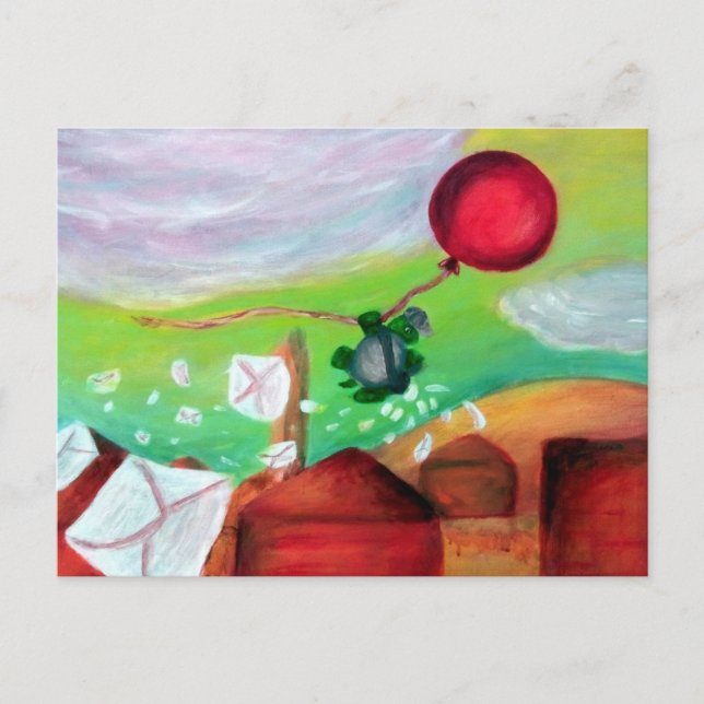 Posttid! Vykort (Framsida)