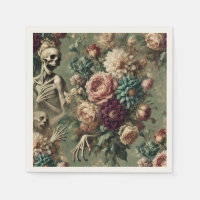 Postum hjärtesorg – gotisk blomsterdesign