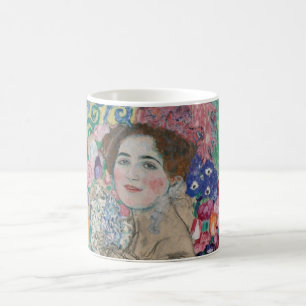 Postumt porträtt av Ria Munk av Gustav Klimt Kaffemugg