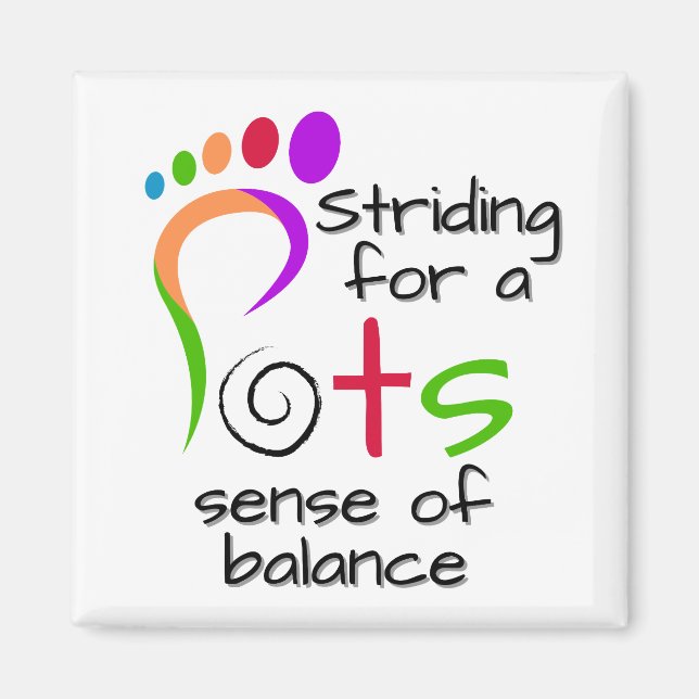 Postural takykardi Syndrome (POTS) - Medvetenhet. Magnet (Framsidan)