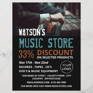 Postval, Music Store-reklam Reklamblad