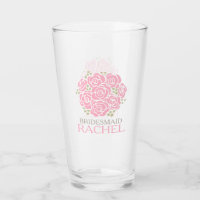 Posy, tack för rosa bröllop.