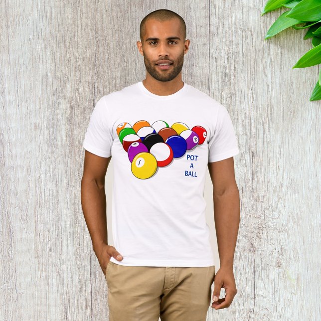 Pot A Boll Billiards Manar T-Shirt (Skapare uppladdad)