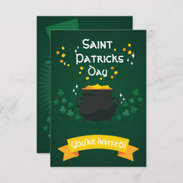 Pot av Guld| Inbjudningar till St. Patricks Day Pa