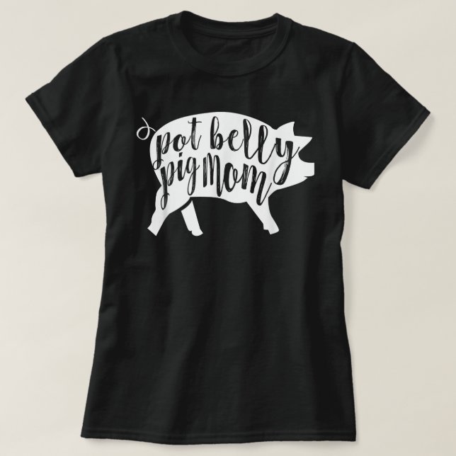 Pot Belly Gris Mamma för kvinnor T Shirt (Design framsida)