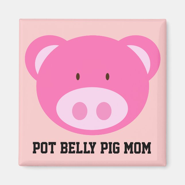 Pot Belly Gris Mamma Magnet (Framsidan)