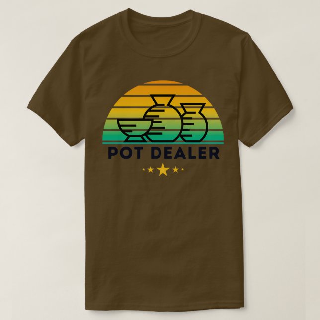 Pot Dealer 10 T Shirt (Design framsida)