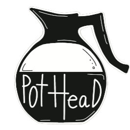 Pot Head Coffee Älskare Coffee Pot Sticker Klistermärken