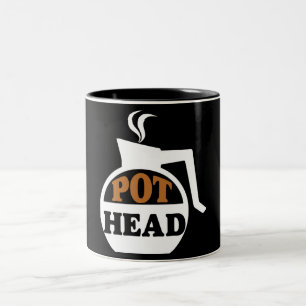 Pot Head/Coffee Två-Tonad Mugg