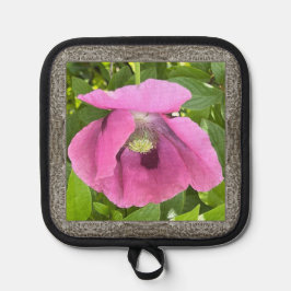 Pot Holder med Loely Rosa Poppy