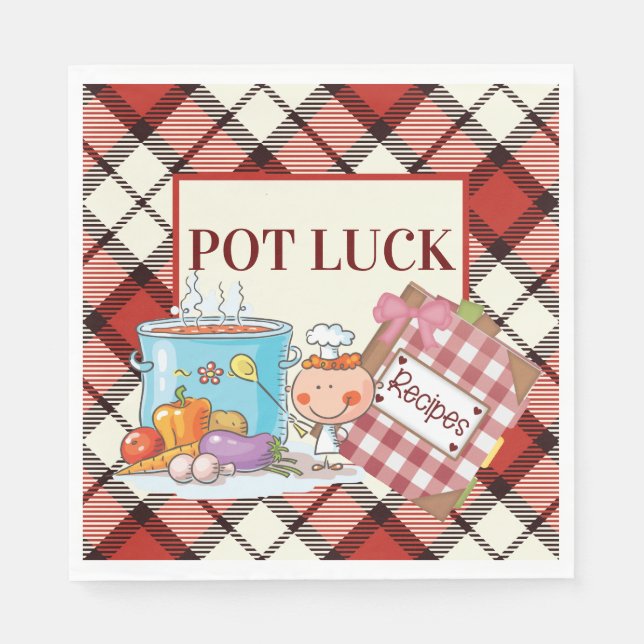 Pot Luck Pappersservett (Framsidan)