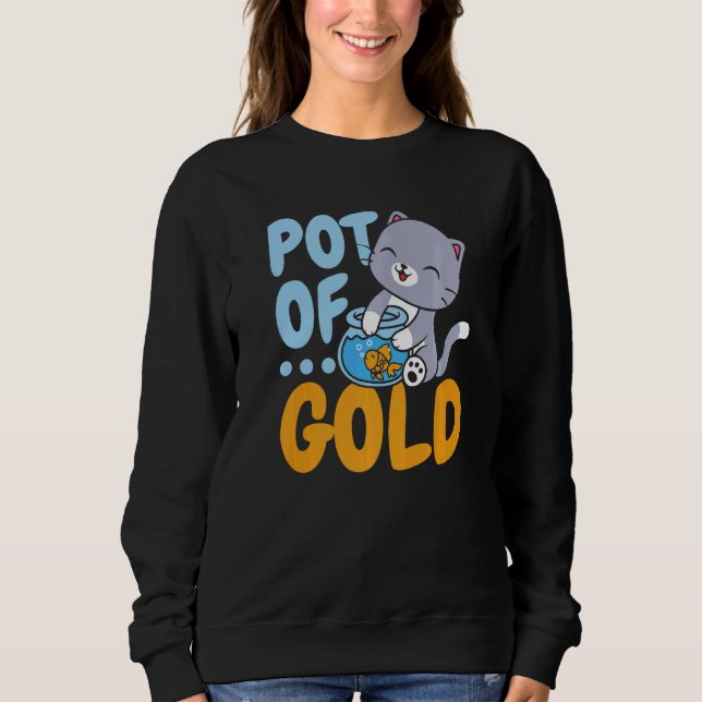 Pot Of Gold Fish Aquarist Fishkeeping Goldfish T Shirt (Framsida)