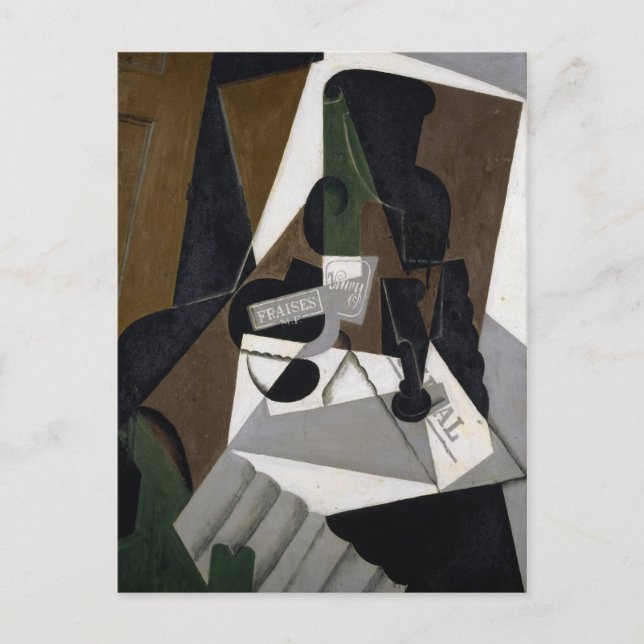 Pot of Strawberry Sylt, 1917 (olja på plywood) Vykort (Framsida)