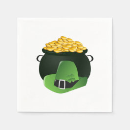 Pot o'Guld Leprechaun Hat Pappersservett
