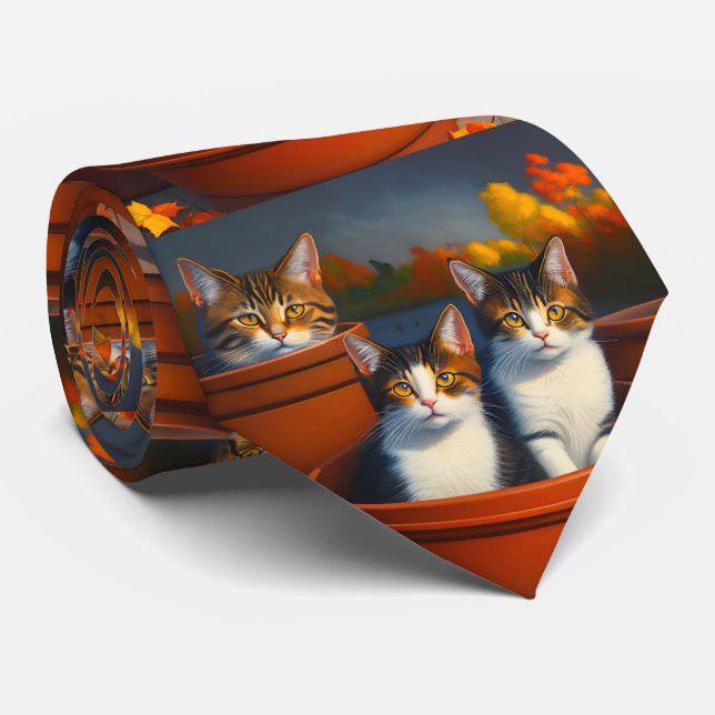 Pot Plant Kittens, Neck Tie Slips (Rullad)