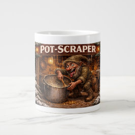 Pot Scraper Icelandic Yule Lad  Jumbo Mugg