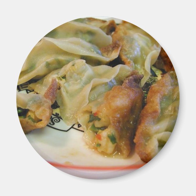Pot Stickers Food Magnet (Framsidan)